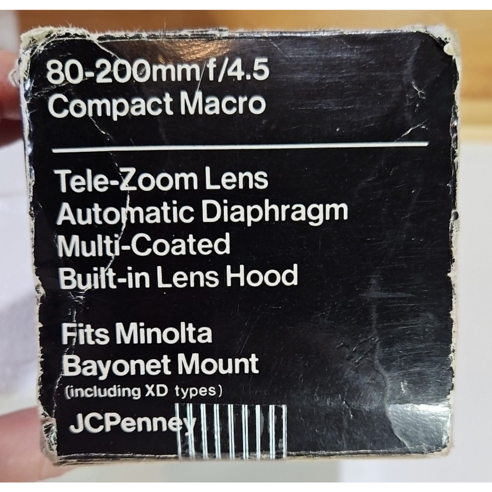 VINTAGE JCPenney 80-200mm f/4.5 Compact Macro Tele-Zoom Lens Canon Bayonet Mount - Picture 16 of 16